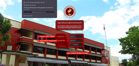 evsu student portal|Login .